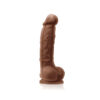 Dual Density Dildo 5" Brown