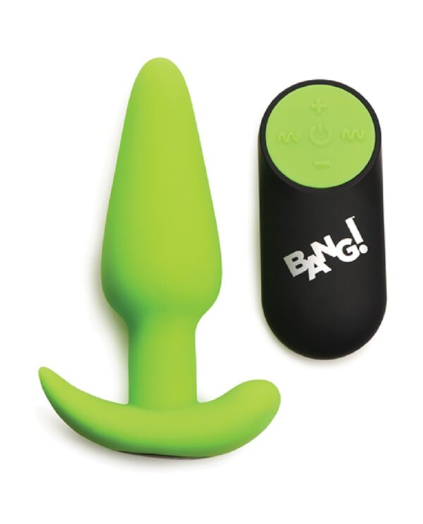 21X Glow-in-the-Dark Butt Plug w/ Remote