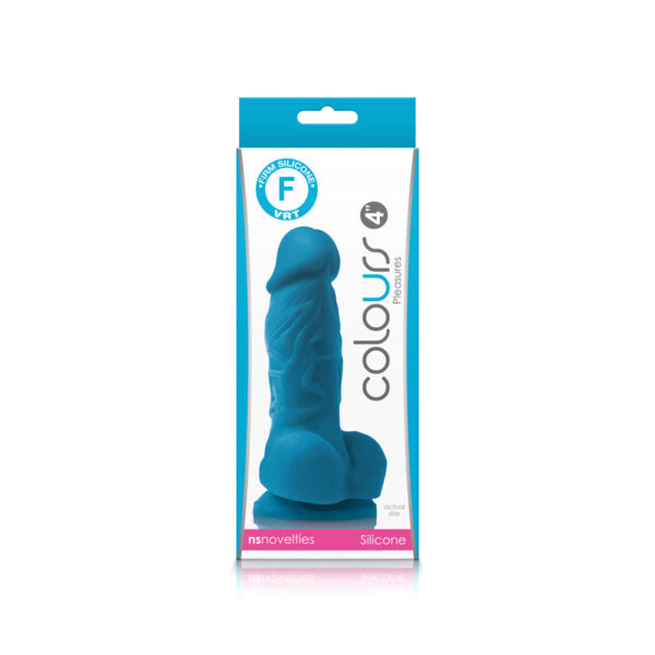 Pleasures Dildo 4" Blue