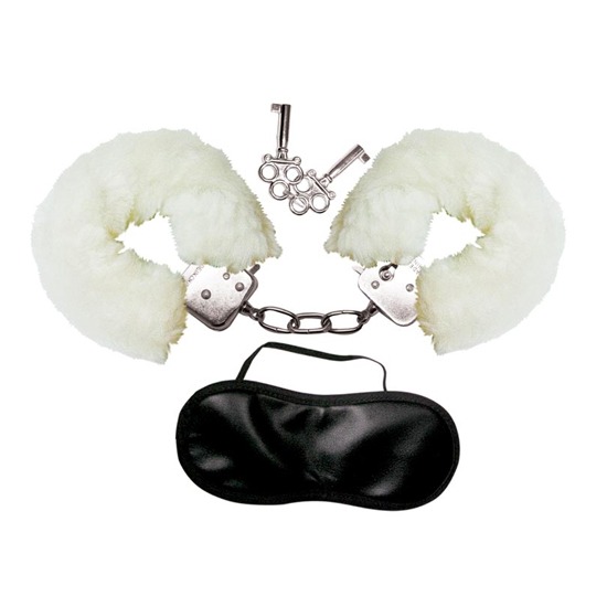 DOMINANT SUBMISSIVE LOVE CUFFS-WHITE